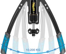 Twister Arm Exerciser, Adjustable Hydraulic Pressure 10-200KG Arm Muscle Training Machine for Men and Women Home Chest Expander, Muscle Training Fitness Equipment, Arm Enhanced Exercise Strengthener