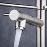 Professional Single Lever Chrome Spring Pre-Rinse Pull Out Sprayer Kitchen Taps, Commercial Deck Mounted Kitchen Pull Down Taps Image 6