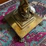Brass Spiral Floor Lamp Image 4