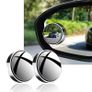 2pcs Car Van Camper Trailer Mirror Wide Angle Car Blind Spot Mirrors 360 Adjustable Auxiliary Rearview Mirrors HD Frameless Small Round Mirror Image 2