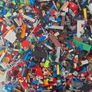 Large box of lego , accessories and weapons Image 2