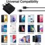 15W USB Fast Adapter Charger Plug for Samsung, BabbleCom USB Mains Wall Charger with Type C Cable 2M for Samsung Galaxy S22/S20/Note10/Note10+/Note9/Note8/S10/S9/S9 Plus/S8/S8 Plus/S7/A71/A53/A52/A13 Image 5