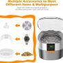FREE EXPRESS SHIPPING Ultrasonic Jewelry Cleaner, 750ml Sonic Cleaner with Digital Timer for Eyeglasses, Rings, Coins, Silver, Denture Ultrasonic Cleaner Solution for Gifts Image 4
