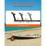 Boat Trailer Dolly, 420lbs Load Capacity, Carbon Steel Trailer Mover with Adjustable Length, 15.7 in Pneumatic Tires and Nonslip Support Bracket Image 4