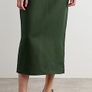 JAEGER Silk and Linen MIDI Dress Size 10 Image 8