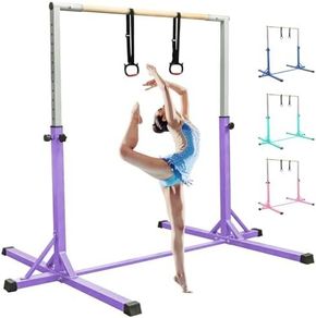Gymnastics Bar Gymnastics Bars for Kids with 13 Height Adjustable Gymnastics Bar Gymnastics Children's Horizontal Training Bar