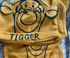 Tigger Baby Hat,Bib and Booties set