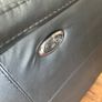 Black Leather Recliner Sofa Image 2