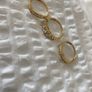 14 Carat Yellow Gold - 3 Ring Set - CZ. Size Q Image 4