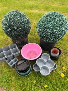 Artificial Buxus & Selection Pots & Trays