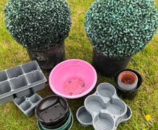 Artificial Buxus & Selection Pots & Trays