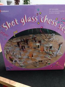Chess Shot Glass Drinking Game