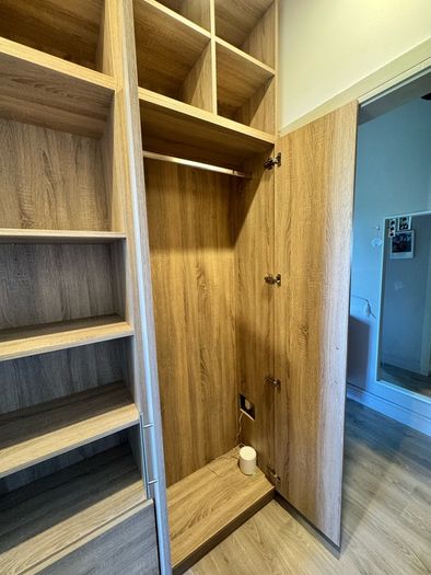 Wardrobes, kitchens, utility rooms, storage units.