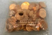 Ireland 2007 sealed uncirculated 2cent coin bag