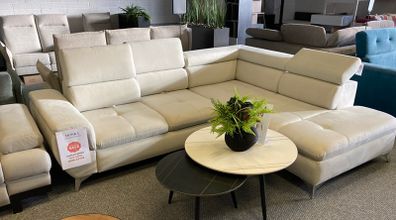 Monk L Corner sofa bed @ J&D Furniture