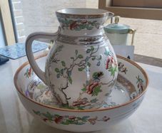 Antique jug and basin