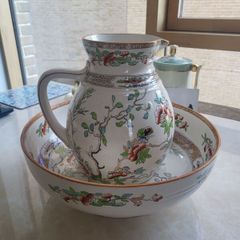 Antique jug and basin