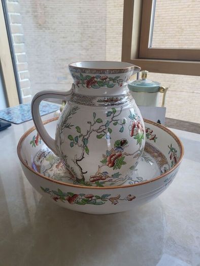Antique jug and basin