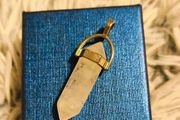 Rutilated Quartz Double Terminated Pendant  Healing Crystal Necklace