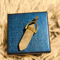 Rutilated Quartz Double Terminated Pendant  Healing Crystal Necklace