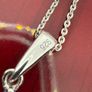 Tanzanite White Zircon Cross Pendant with Chain Image 8