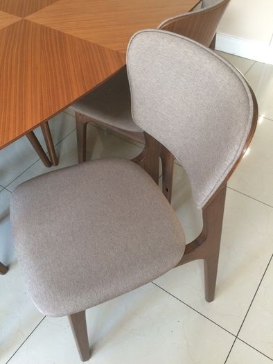 table and six chairs