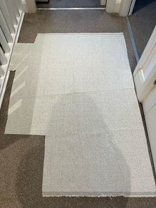 Off-white upholstery fabric