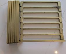 14 x Hafele Hendel Hendel Quinn 192mm Brushed Brass Handles