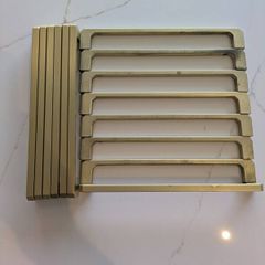 14 x Hafele Hendel Hendel Quinn 192mm Brushed Brass Handles