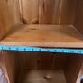 tall slim pine bookcase Image 2