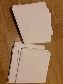 Brand new square envelopes