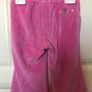BabyGAP pink velour bottoms Image 2