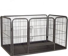 Style Heavy Duty Whelping Pen With Abs Tray Puppy Play Pen Puppies Cage Crate Cartes Cages Dog Training Playpen for Dogs and puppies