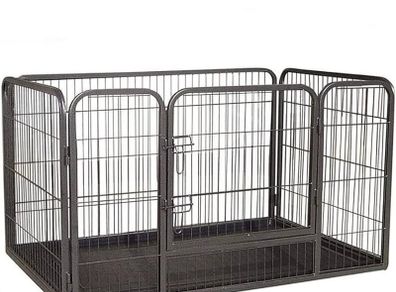Style Heavy Duty Whelping Pen With Abs Tray Puppy Play Pen Puppies Cage Crate Cartes Cages Dog Training Playpen for Dogs and puppies