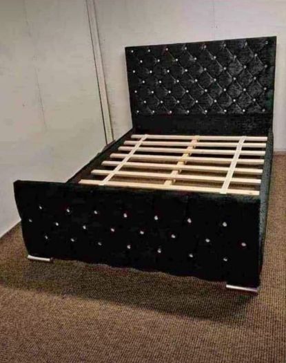 New Monaco Double & King Size Bed Frame With Mattress Opt