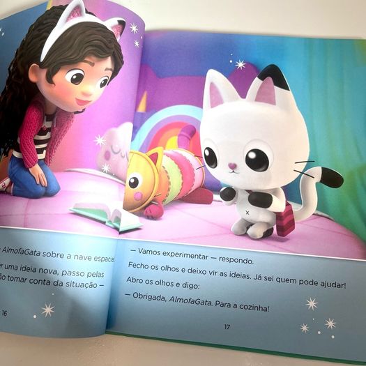 Portuguese Gabby's Dollhouse Book - Five Minute Stories