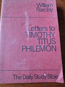 Vintage 1960 Letters to Timothy Titus Philemon William Barclay The Daily Study Bible. Religious.