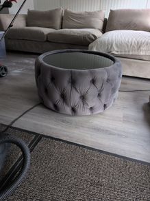 round ottoman with storage
