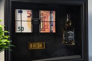 Gift 3D money frame art decor