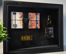 Gift 3D money frame art decor