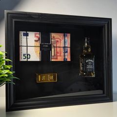 Gift 3D money frame art decor