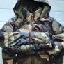 Bershka padded camouflage jacket size large Image 2