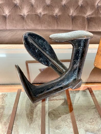 Cobblers Anvil Vintage Cast Iron Shoe Last Book End Door Stop Heavy Prop