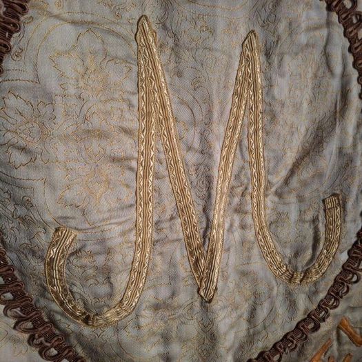 Antique Catholic Procession Banner