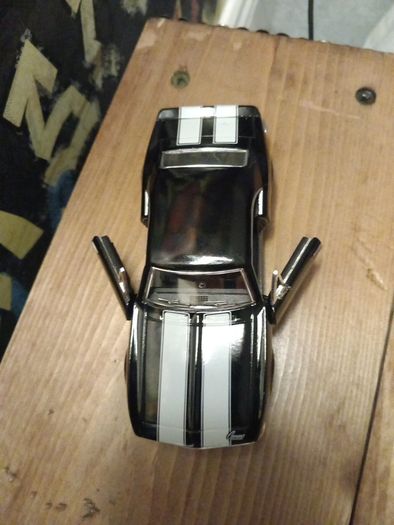 1967 Chevrolet Camaro Z-28 Black Kinsmart Toy Car Model 1/37 Scale Diecast Metal Car kids children gift present Collectable play