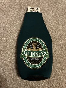 Brand New Neoprene Guinness Ireland Bottle Cooler