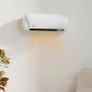 2000W Ceramic Electric Heater with Fan, Adjustable Thermostat, Wall Mounted - White Image 2