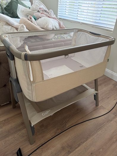 Tutti Bambini CoZee Lite Bedside Crib Latte