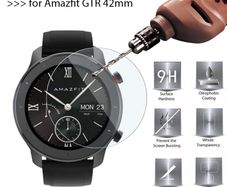 9H Premium Tempered Glass For Xiaomi Huami Amazfit GTR 42mm Smart Watch Screen Protector protective film