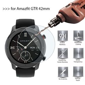 9H Premium Tempered Glass For Xiaomi Huami Amazfit GTR 42mm Smart Watch Screen Protector protective film
